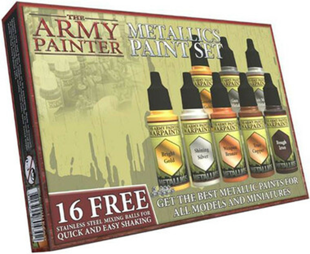 

Аксессуары The Army Painter: Metallics Paint Set (8ct)