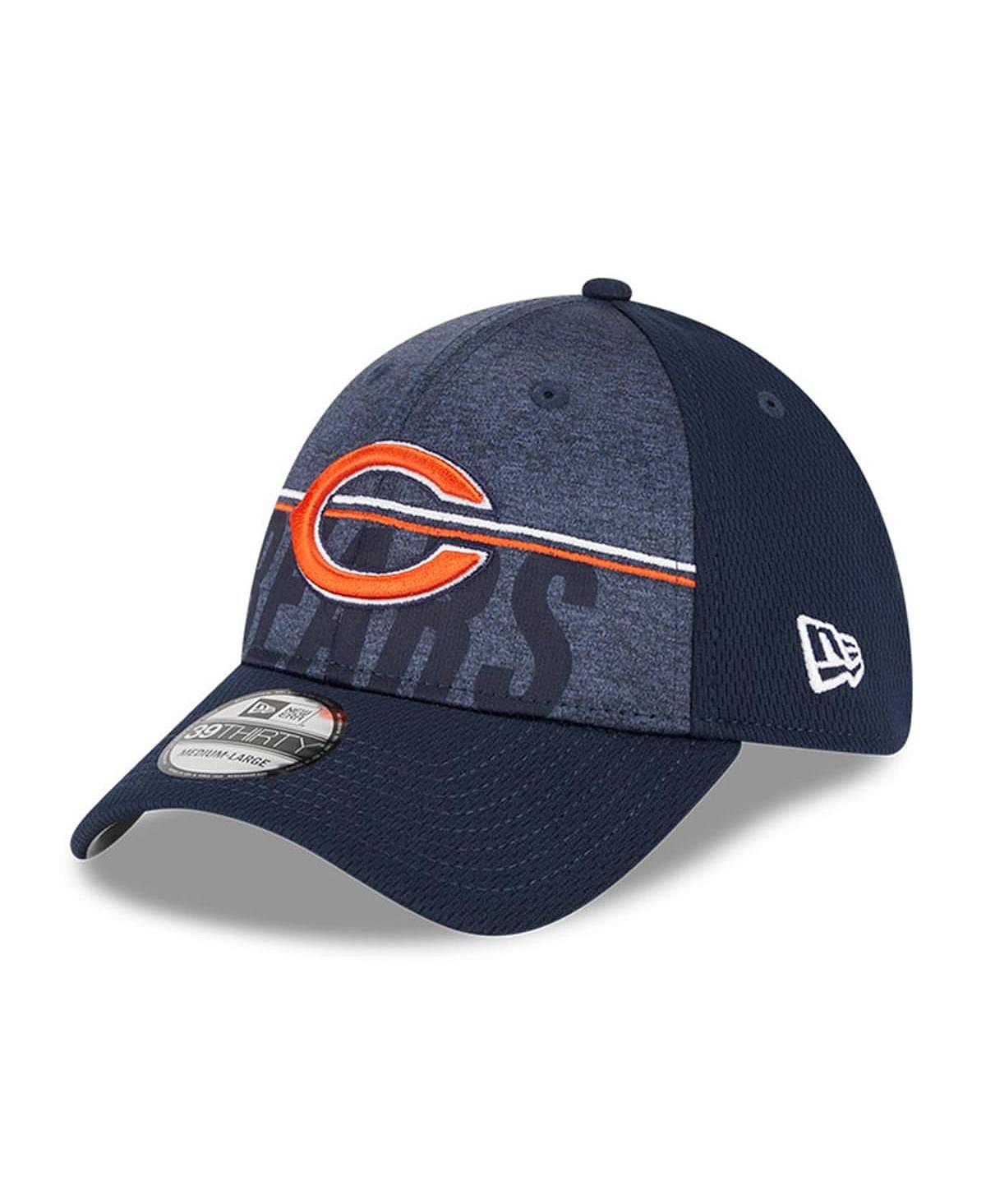 

Мужская темно-синяя кепка с гибким кроем Chicago Bears 2023 NFL Training Camp Primary Logo 39THIRTY New Era