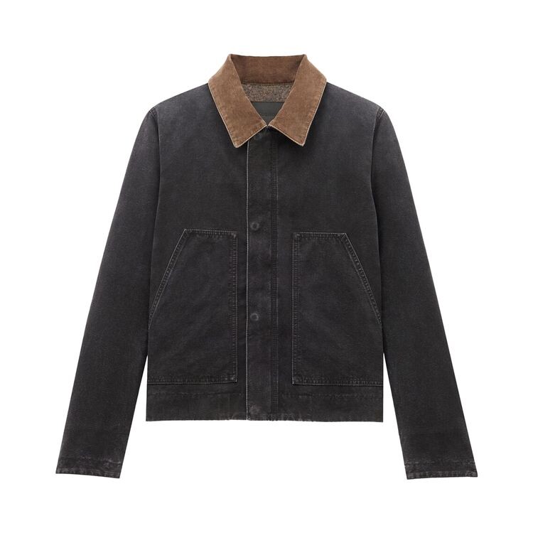 

Куртка Saint Laurent Work Jacket Dull Black, черный