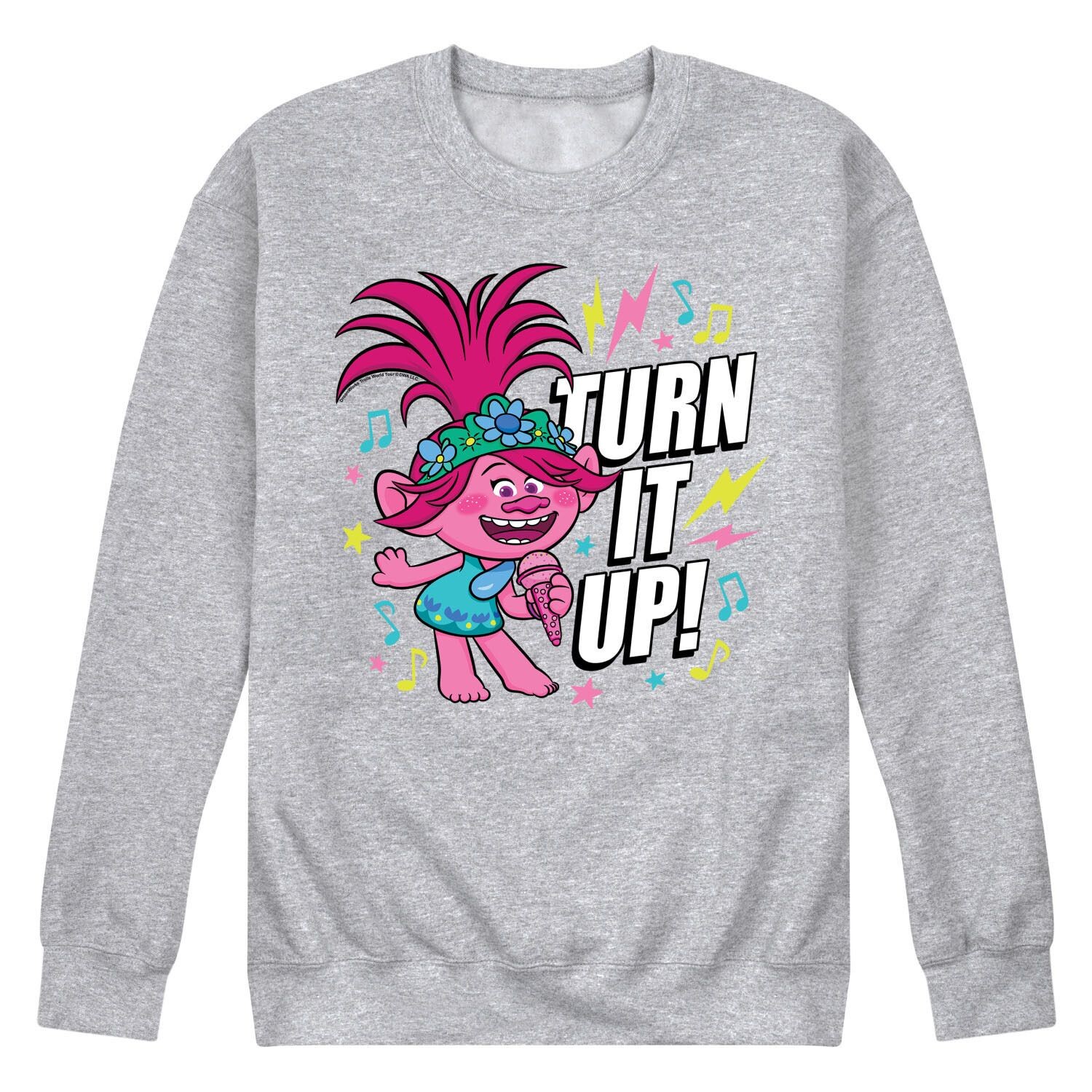 

Мужской свитшот Trolls Turn It Up Licensed Character