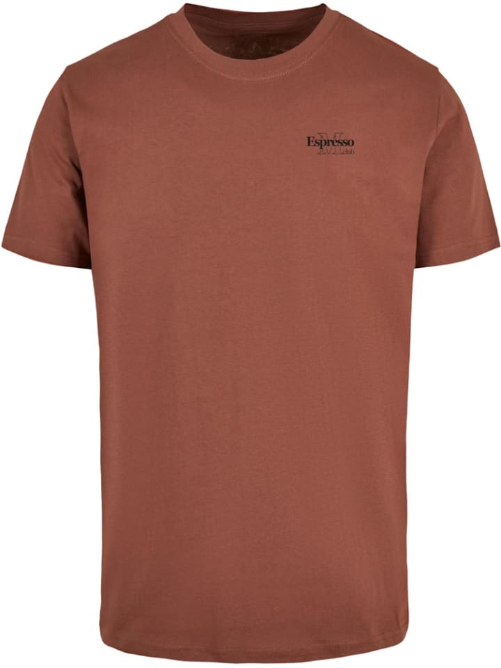 

Коричневая футболка Mister Tee