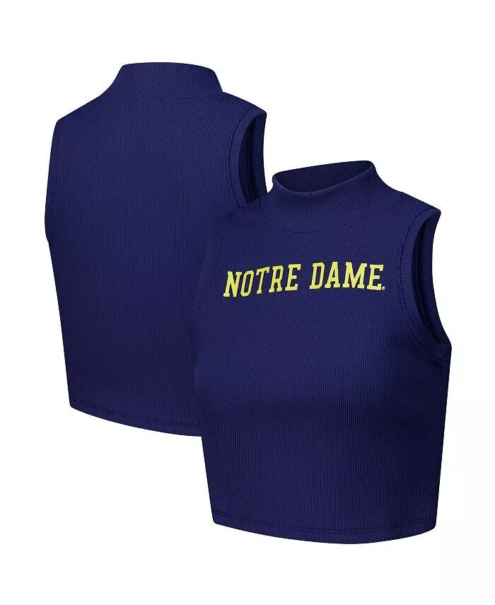 

Женская укороченная майка Navy Notre Dame Fighting Irish ZooZatz