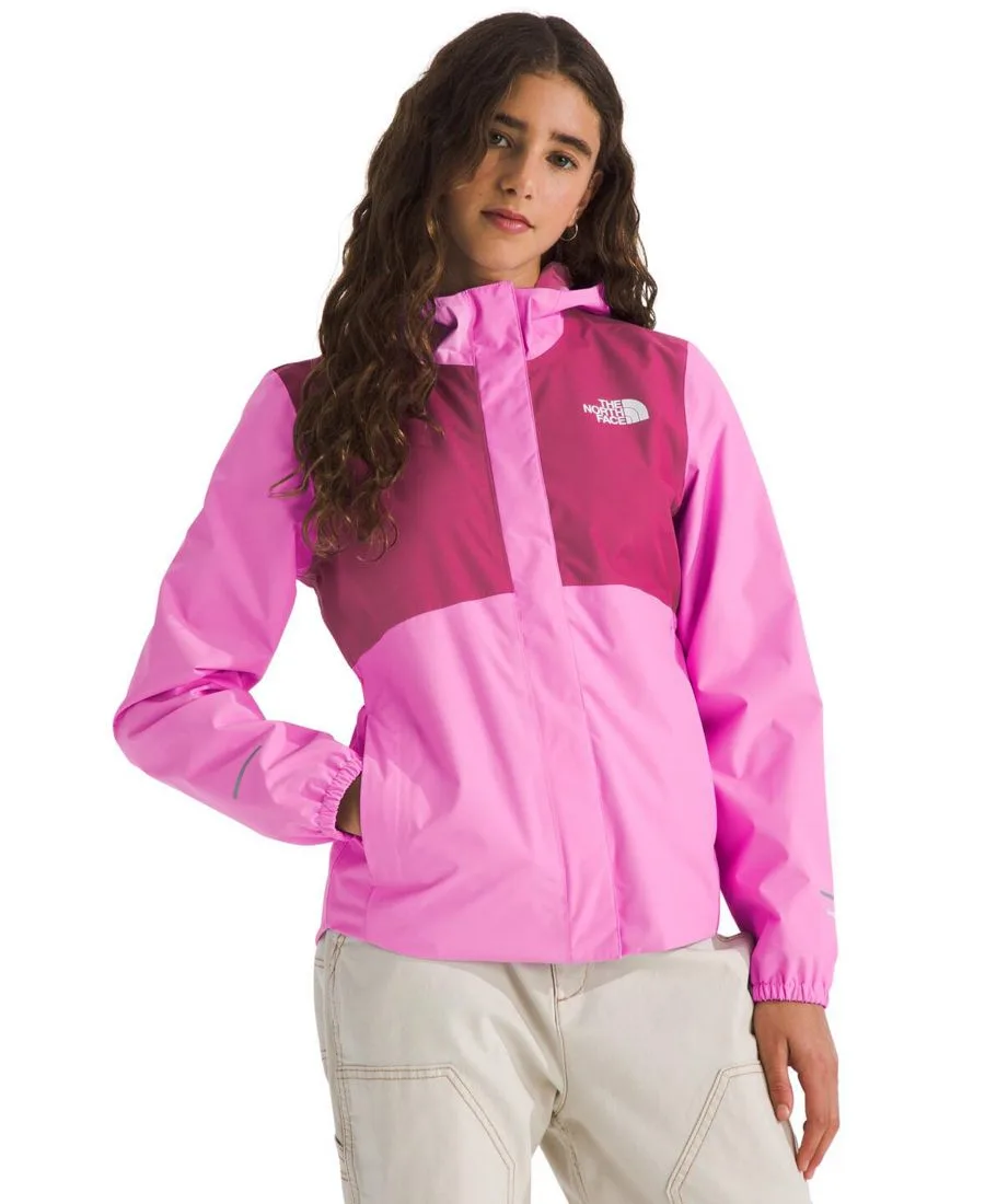 Детская дождевая куртка Antora с капюшоном для девочек 7-16 лет The North Face, Violet Crocus/Fuchsia Flash — фото 2