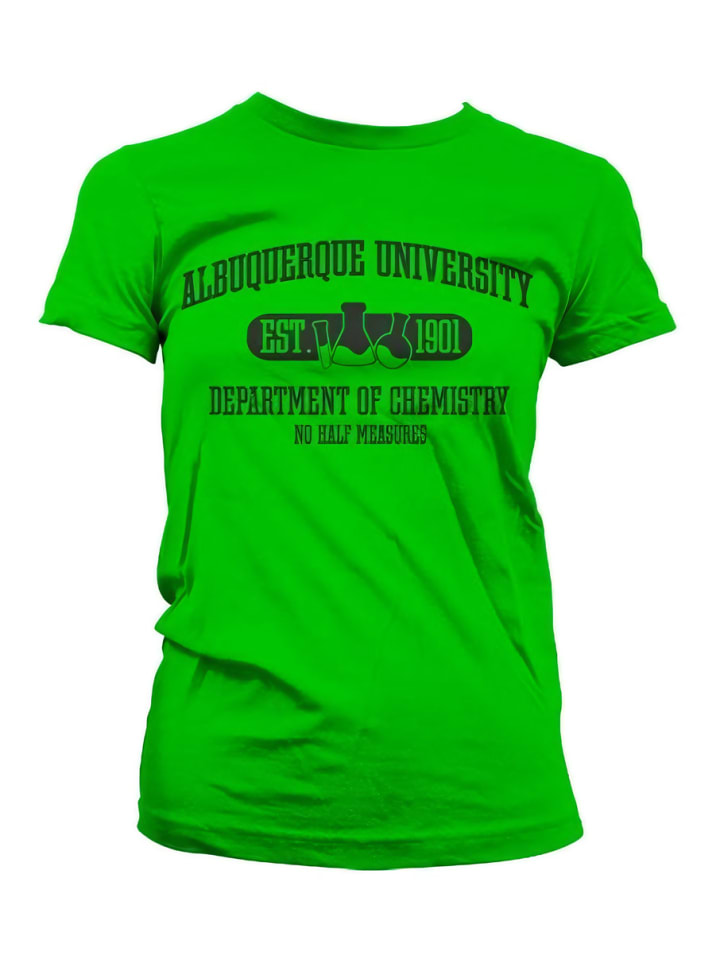 

Футболка с надписью Девичья футболка кафедры химии Университета Альбукерке зеленого цвета Breaking Bad, Зеленый, Футболка с надписью Девичья футболка кафедры химии Университета Альбукерке зеленого цвета Breaking Bad