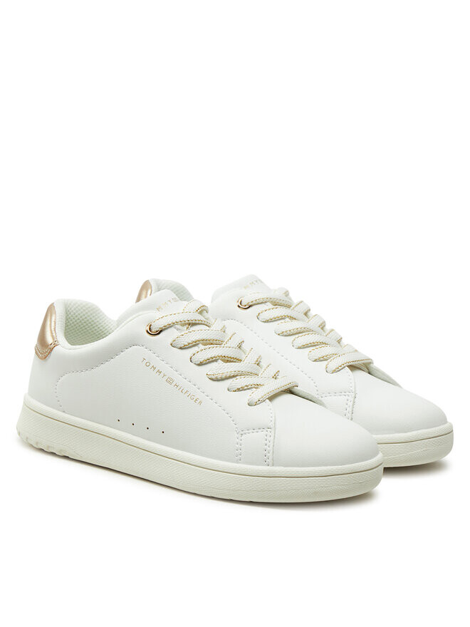Кроссовки Tommy Hilfiger Low Cut Lace-Up Sneaker T3A9-33736-1355 M, белый — фото 2