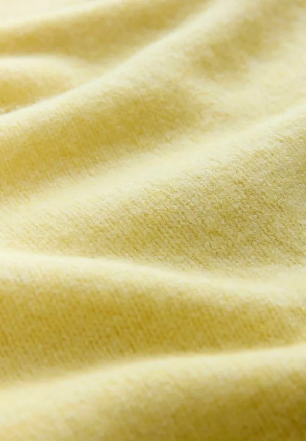 Джемпер премиум-класса с v-образным вырезом, стандартного кроя. Next, Light Yellow — фото 2