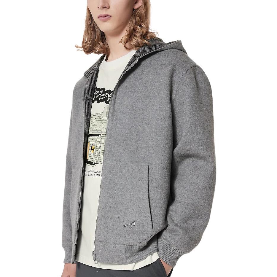 Новые квартальные продукты LV Jacket Men Grey Louis Vuitton, серый — фото 4
