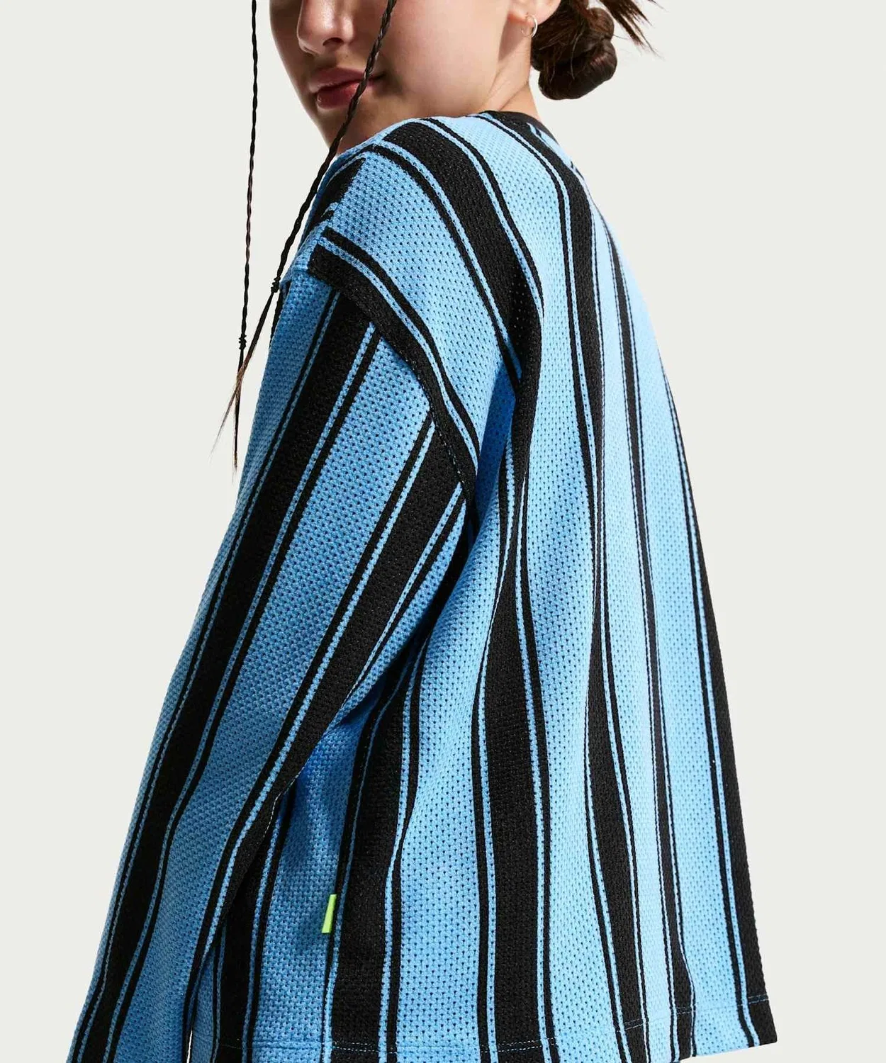 Джерси Nike Sportswear Collection для детей, длинный рукав, mesh, синий — фото 4