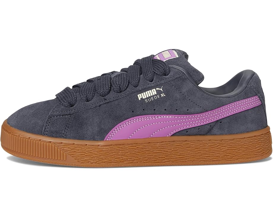 Кроссовки PUMA Suede Xl, цвет Galactic Gray/Wild Berry — фото 4
