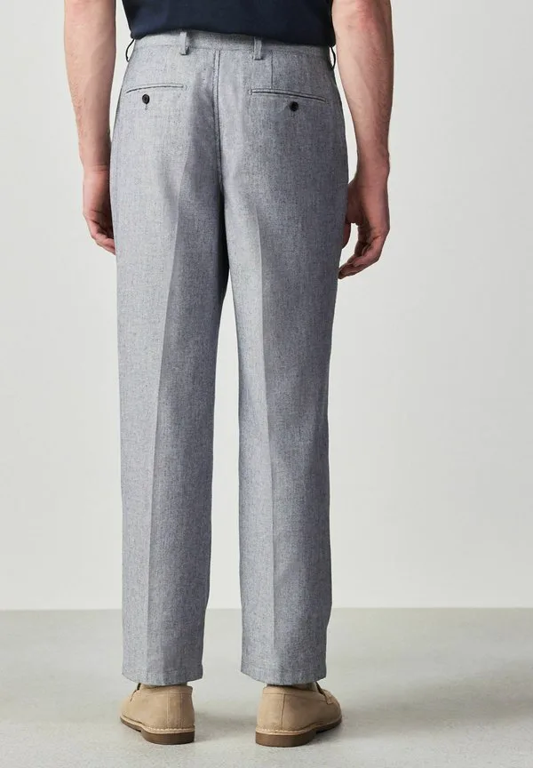 Брюки от костюма стандартного кроя Next, Chambray Blue — фото 3