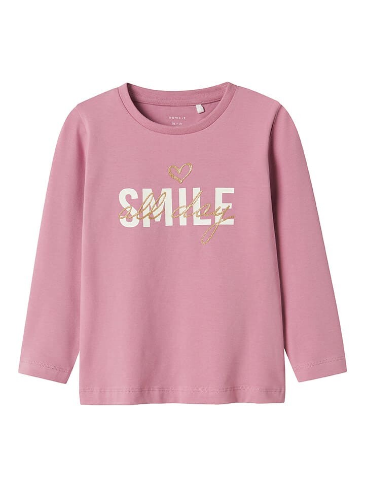 

Лонгслив name it Longsleeve Olu, розовый