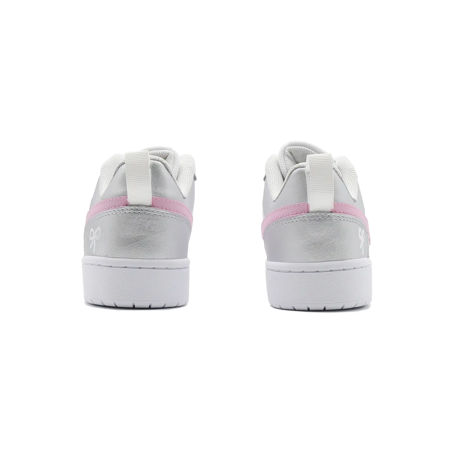 Кроссовки для скейтбординга Court Borough Silver Moon Dream Masterpiece противоскользящие низкие детские Nike Silver Teenagers — фото 4