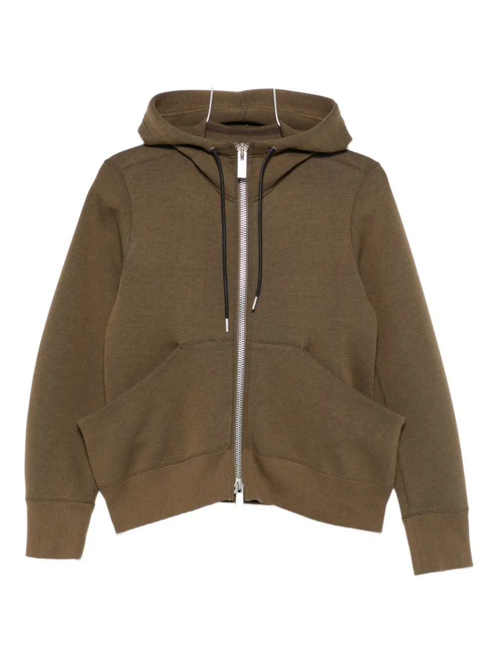 

Толстовка с капюшоном на молнии SACAI, зеленый
