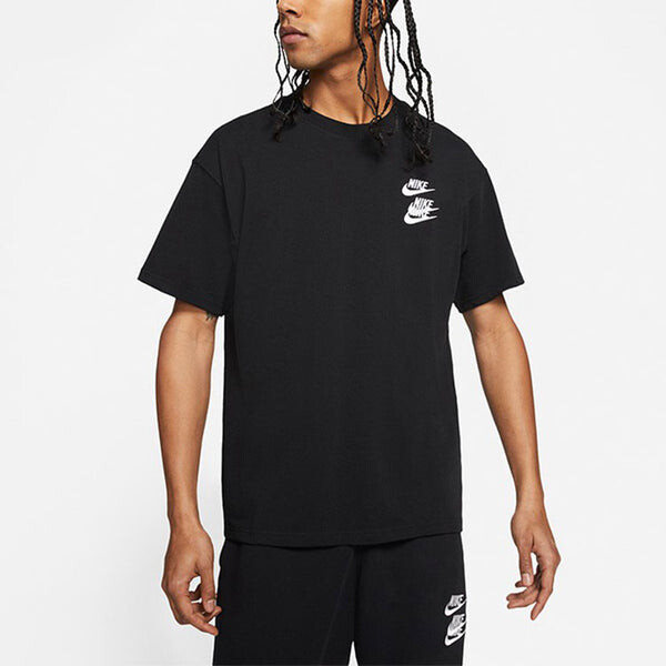 Футболка world tour around the world round neck short sleeve black Nike, черный — фото 4