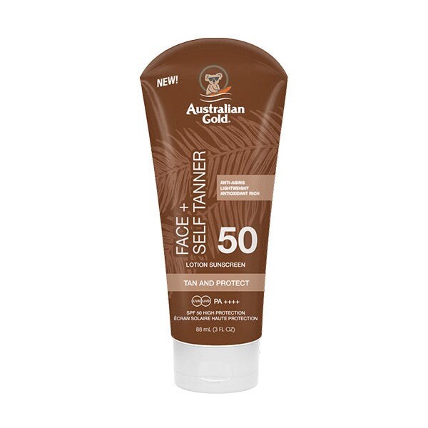

Лицо + лосьон-автозагар Spf50 88 мл Australian Gold