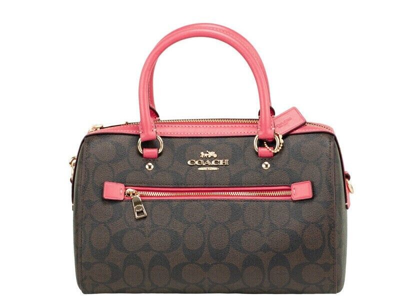 

Сумка-саквояж Rowan Brown Watermelon Signature Medium Crossbody Coach