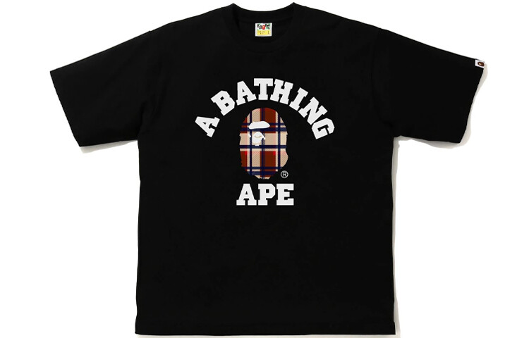 

Мужская футболка A BATHING APE, Черный/Хаки