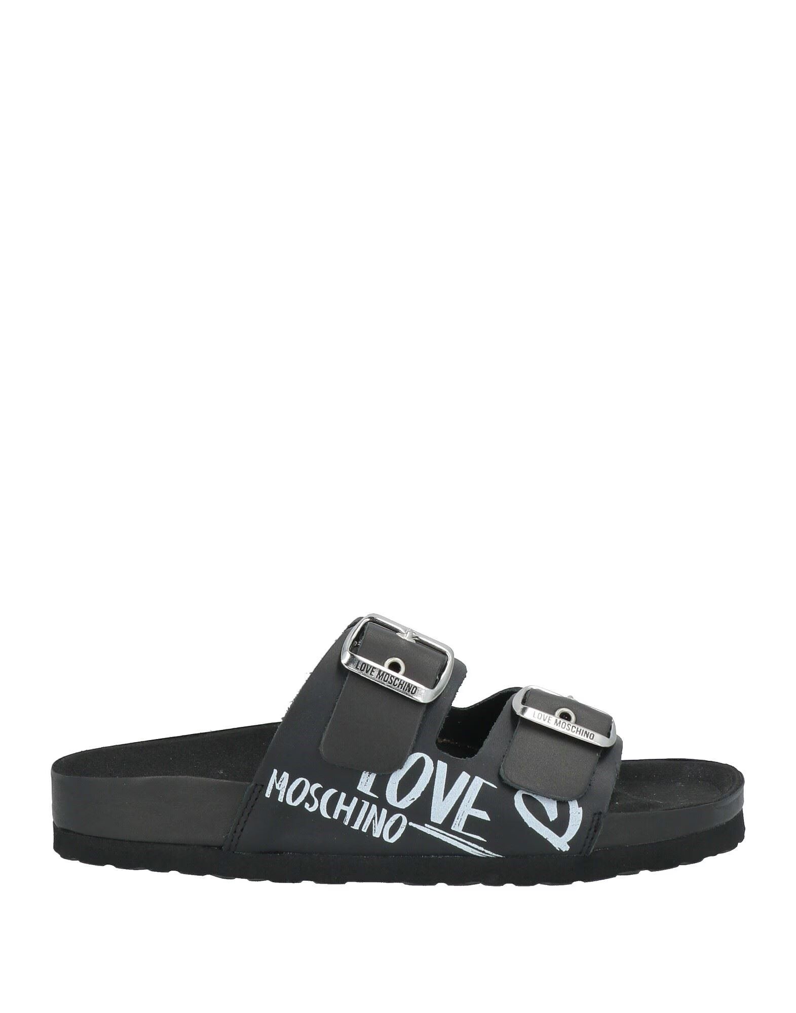 Сандалии Moschino, черный