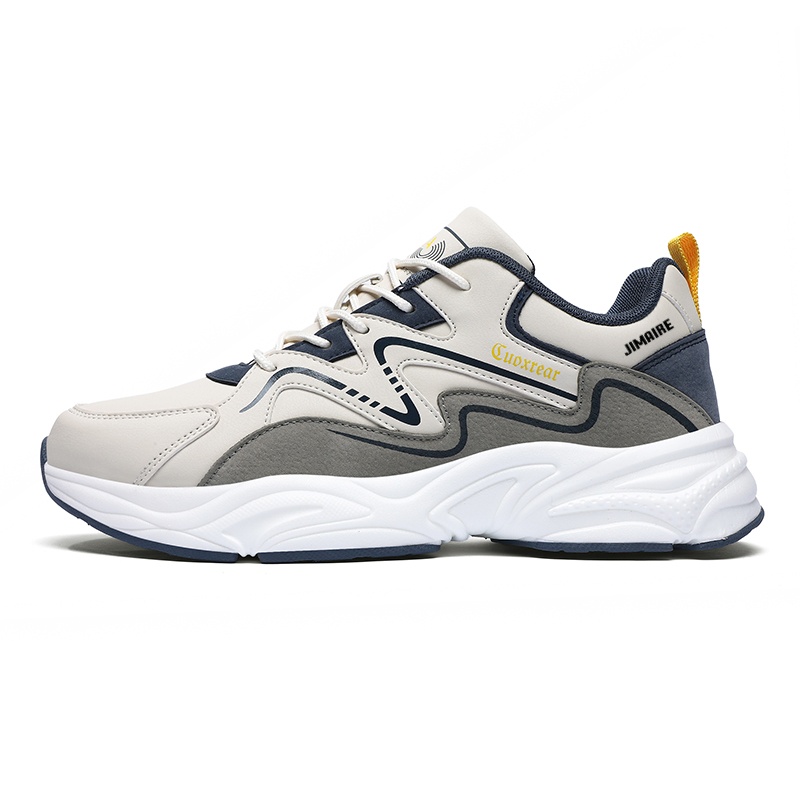 

Низкие повседневные туфли для мужчин King Jinmai, Beige Blue