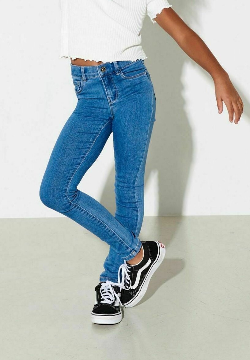 

Джинсы Skinny Fit Kids ONLY, деним среднего синего цвета, Синий, Джинсы Skinny Fit Kids ONLY, деним среднего синего цвета