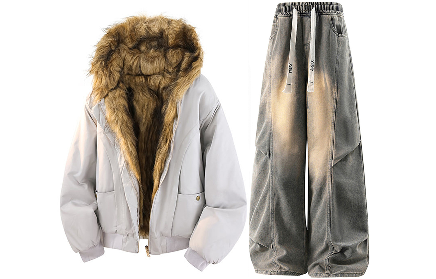 

Толстовка Casual Sportswear утепленная с флисовой подкладкой X1617, серый mountain hawk jacket+желтый mud fleece-lined jeans