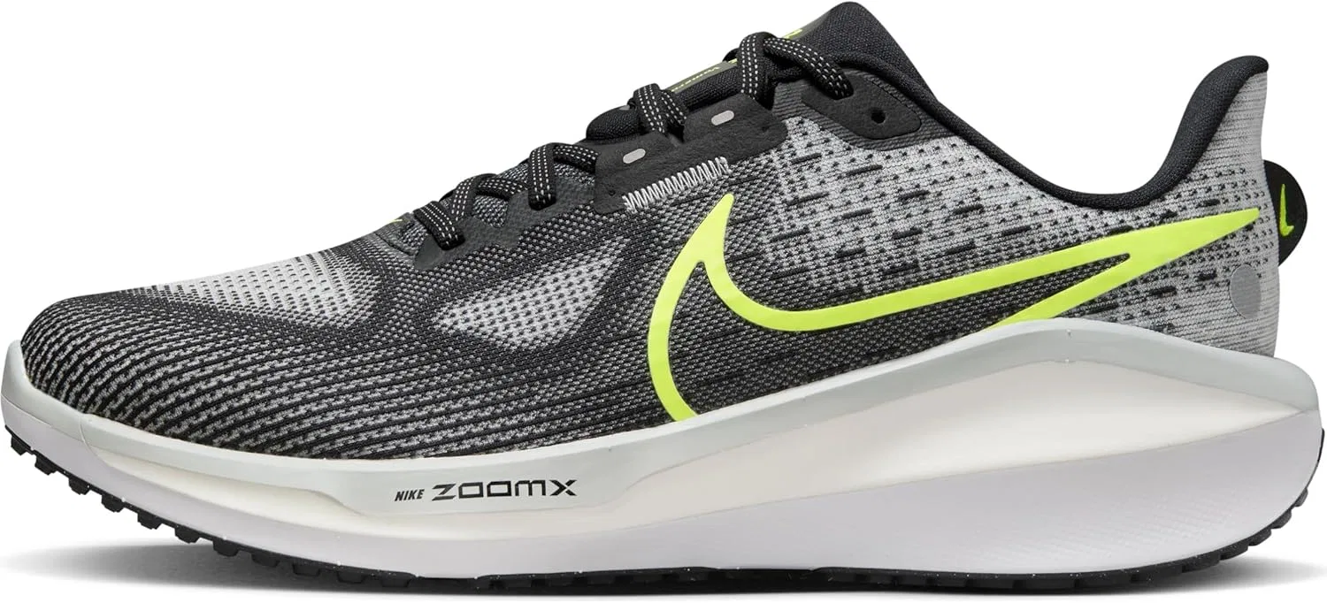 Мужские беговые кроссовки Nike Vomero 17 для бега по шоссе FB1309, Multicoloured Black Volt Lt Smoke Grey White