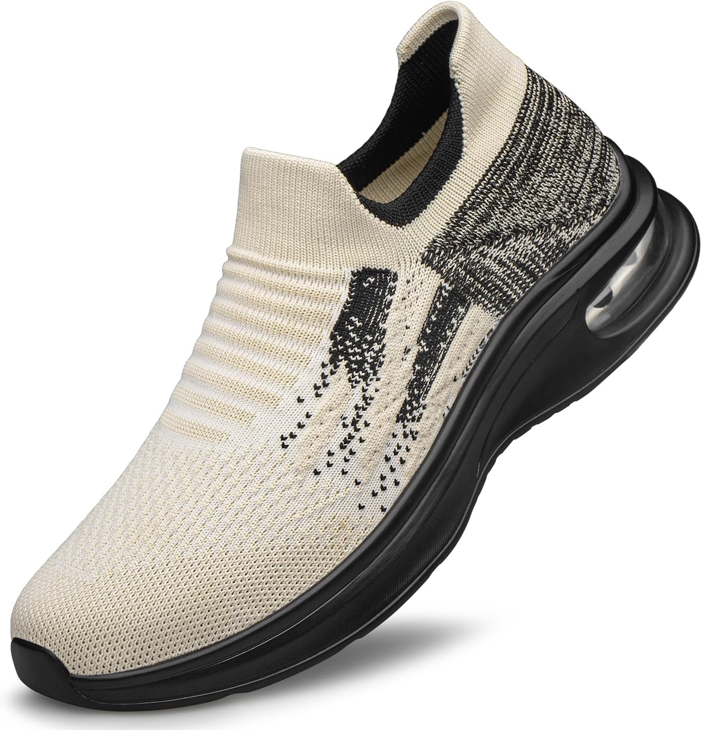 

Мужские прогулочные туфли, легко надеваемые, легкие кроссовки для бега, тренировок, тенниса, спортивные кроссовки для зала Yhoon, черный