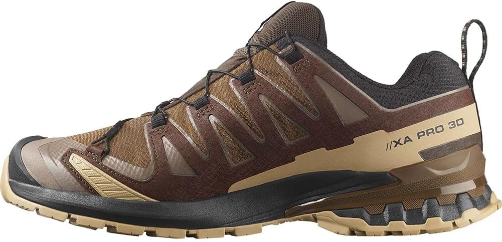 

Кроссовки для трейлраннинга Salomon Men's XA PRO 3D, Dark Earth/Desert Tan/Black