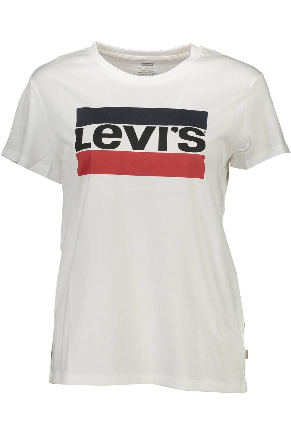 

Белая хлопковая женская футболка Levi´s