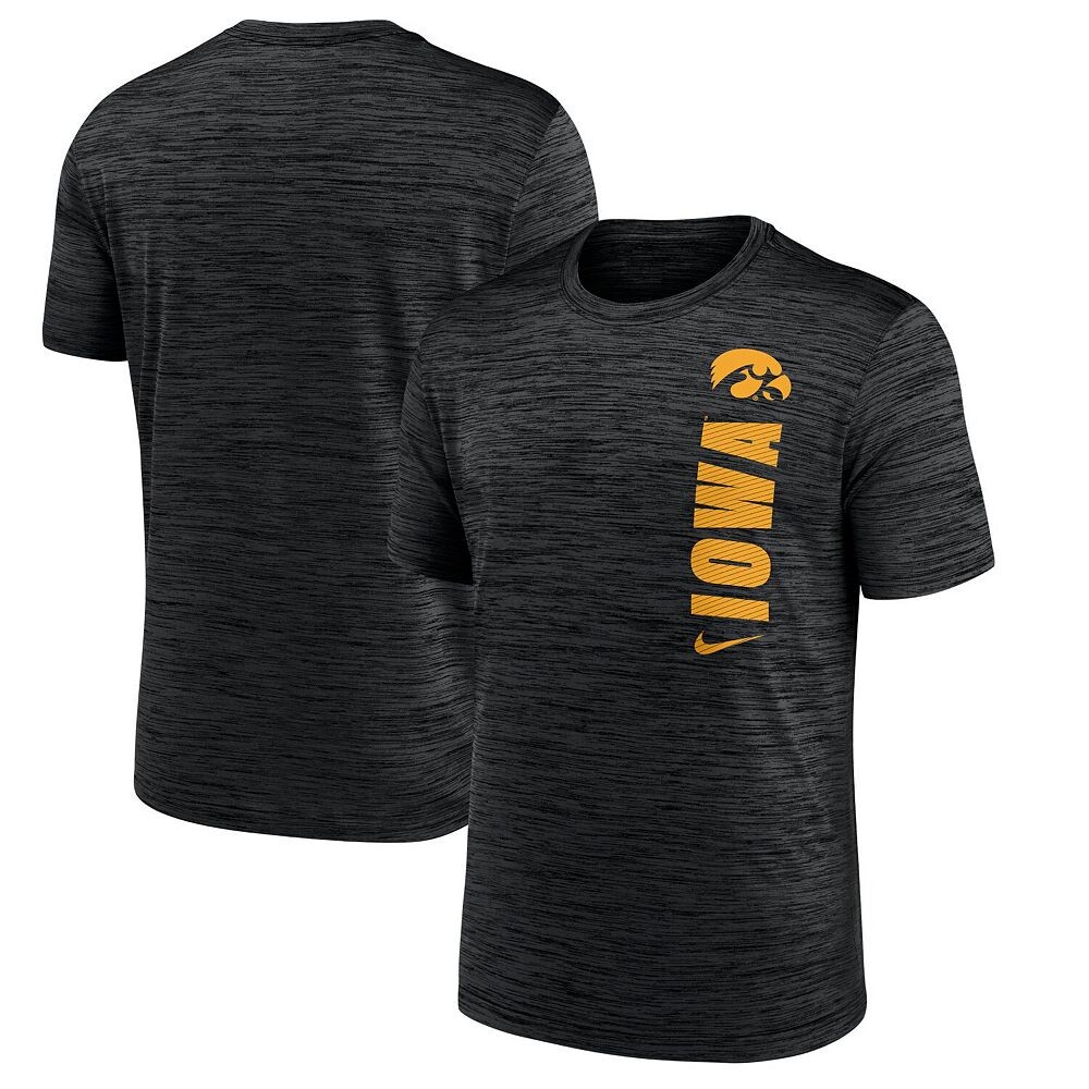

Мужская черная футболка Nike Iowa Hawkeyes 2024 Sideline Velocity Performance, цвет Iwa Black