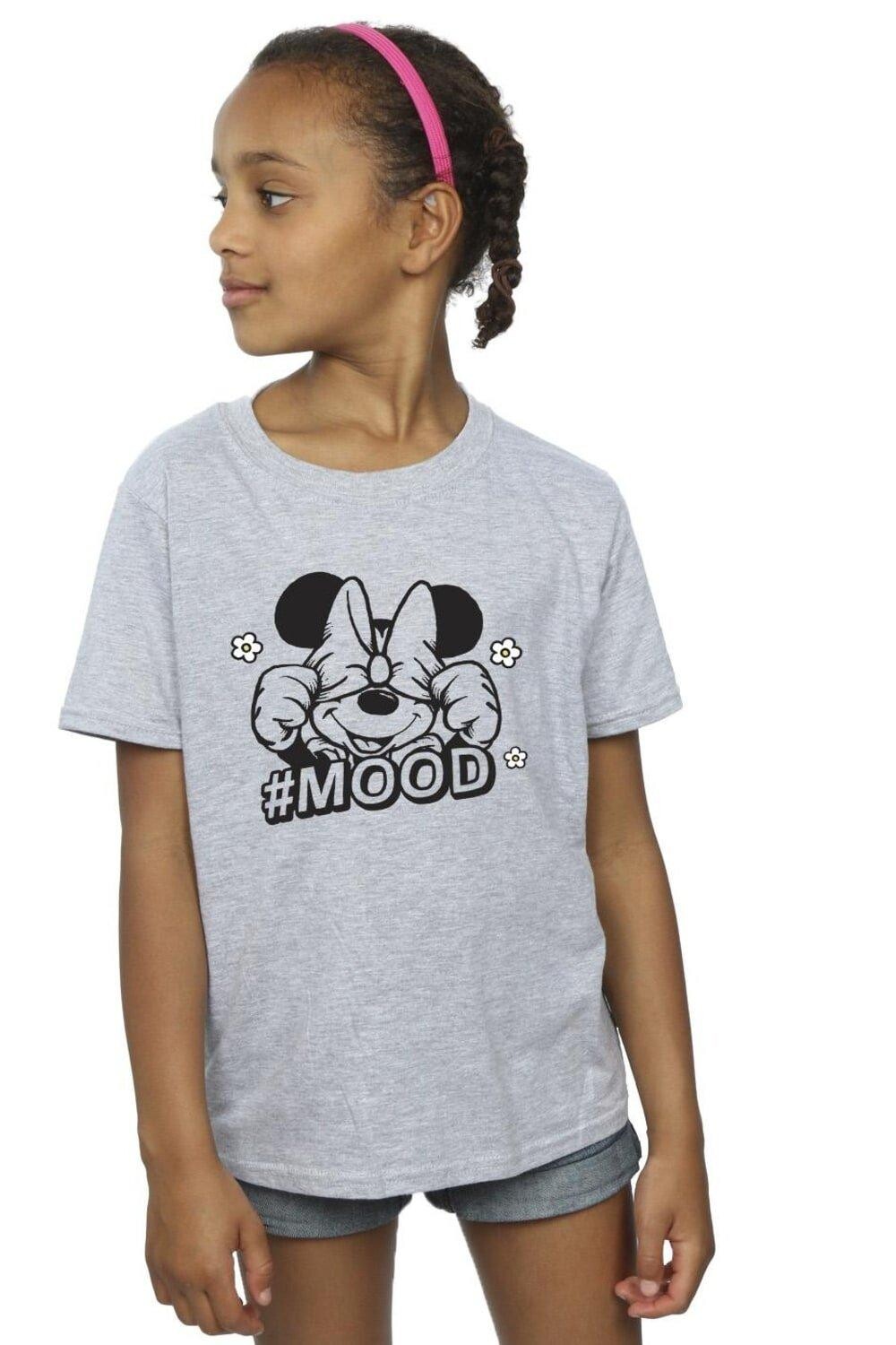 

Хлопковая футболка Minnie Mouse Mood Disney, серый