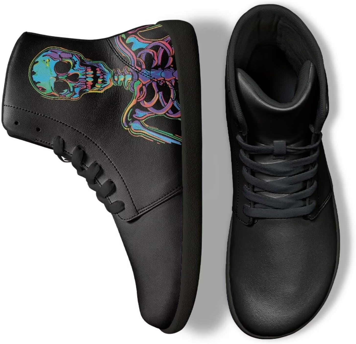 

Кроссовки Binienty для мужчин и женщин, широкие, модные, легкие, высокие, Gradient Skeleton