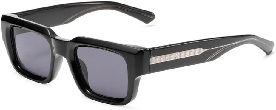 

Популярные модные квадратные женские солнцезащитные очки класса люкс в стиле ретро с градиентом, защита от УФ-излучения UV400, модные мужские солнцезащитные очки HYYZZC, C1black Black