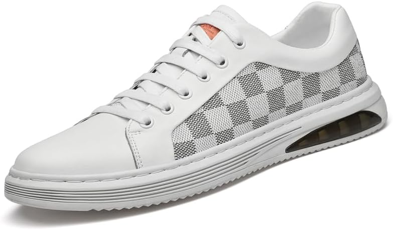 

Мужские новые легкие кроссовки для скейтборда из натуральной кожи, и минималистичные повседневные спортивные обувь Meixi Mobile, белый