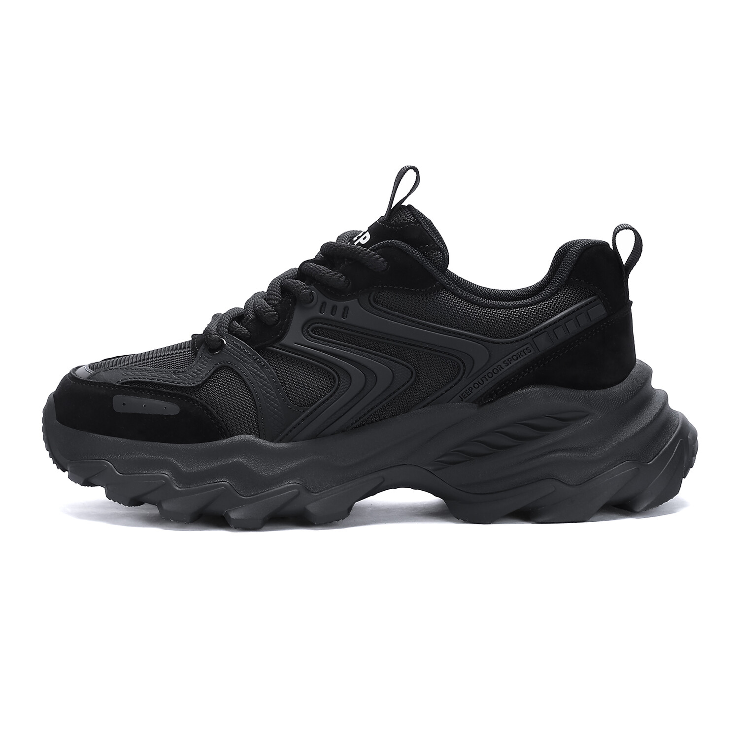 

Кроссовки JEEP SPIRIT Chunky Sneakers Men Low-top Black, черный