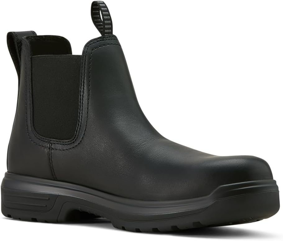 Мужские ботинки Ariat Turbo Chelsea с водонепроницаемым верхом и углеродным носком, черный — фото 3