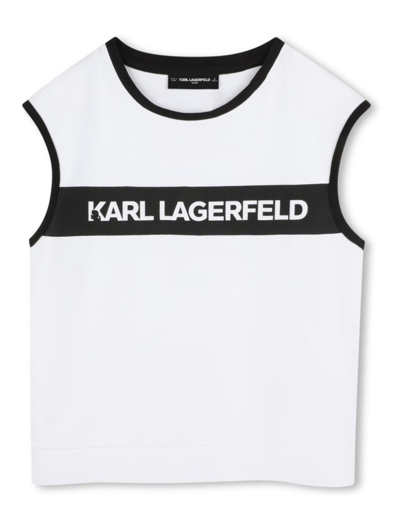 

Karl Lagerfeld Kids футболка с логотипом, белый