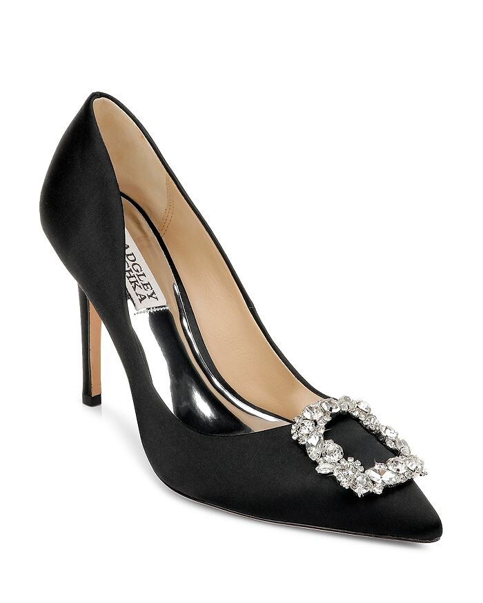 Женские туфли-лодочки Cher Crystal с пряжкой Badgley Mischka