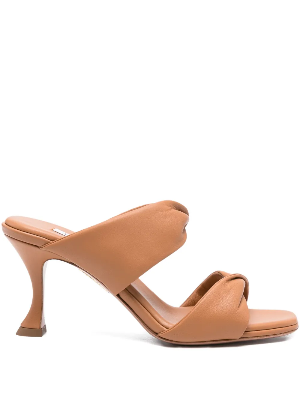 Мюли Twist 85 Aquazzura, коричневый