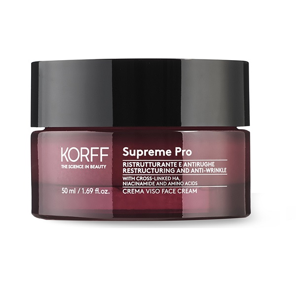 

Восстанавливающий и укрепляющий крем для лица supreme pro restructuring and anti-wrinkle face cream Korff, 50 мл