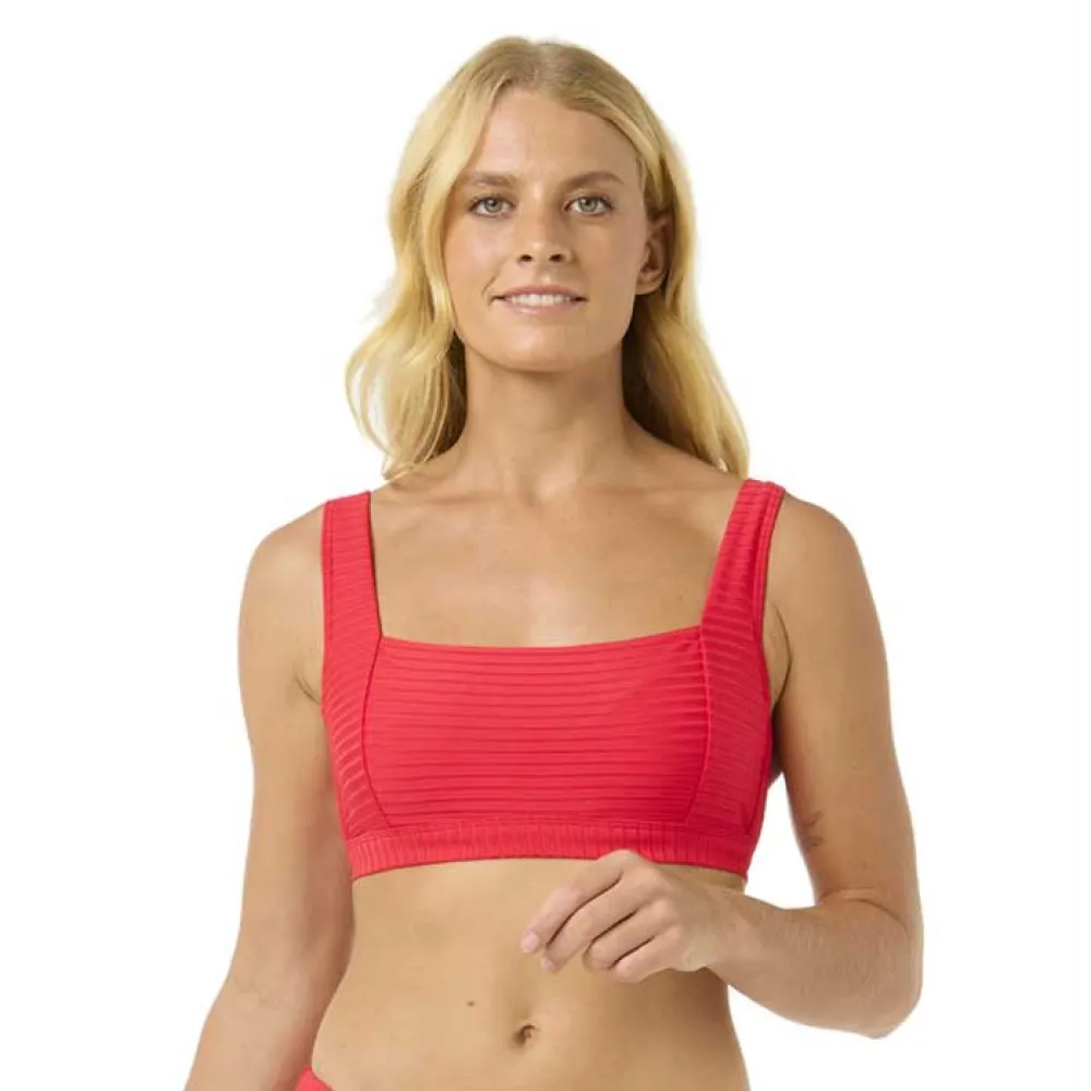

Топ бикини Rip Curl Premium Surf D-DD Crop, красный