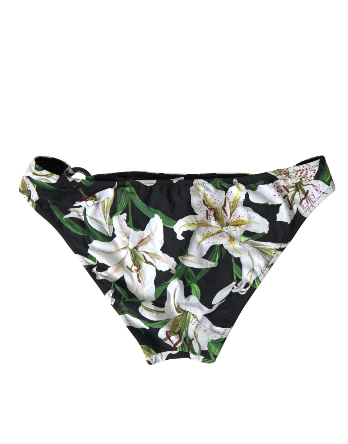 Элегантные плавки бикини с цветочным принтом - Swim In Style Dolce & Gabbana, черный — фото 3