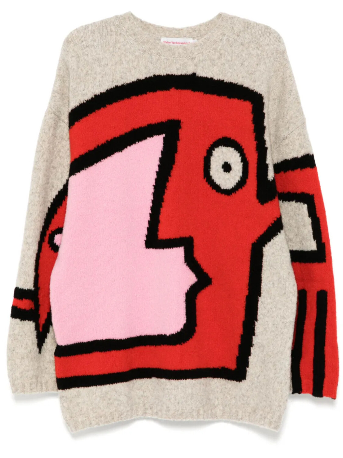 

Джемпер с круглым вырезом Walter Van Beirendonck, серый