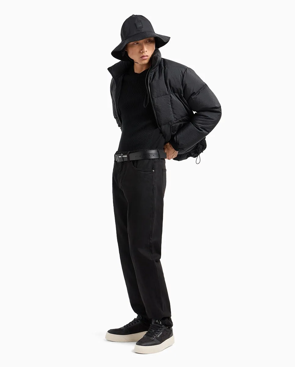 

Мужские узкие джинсы из хлопка стрейч J13 Armani Exchange, черный