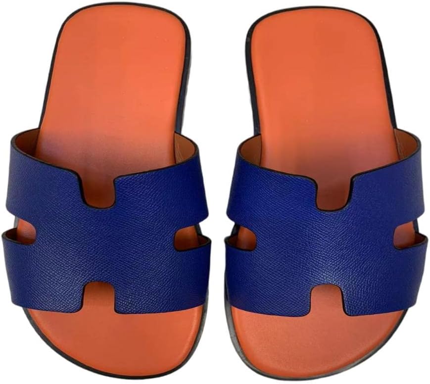 

Мужские повседневные сандалии Mengchengying, комфортные, легкие, модные, из натуральной кожи, для дома и улицы, с антискользящей подошвой и поддерживающей стелькой, оранжевый