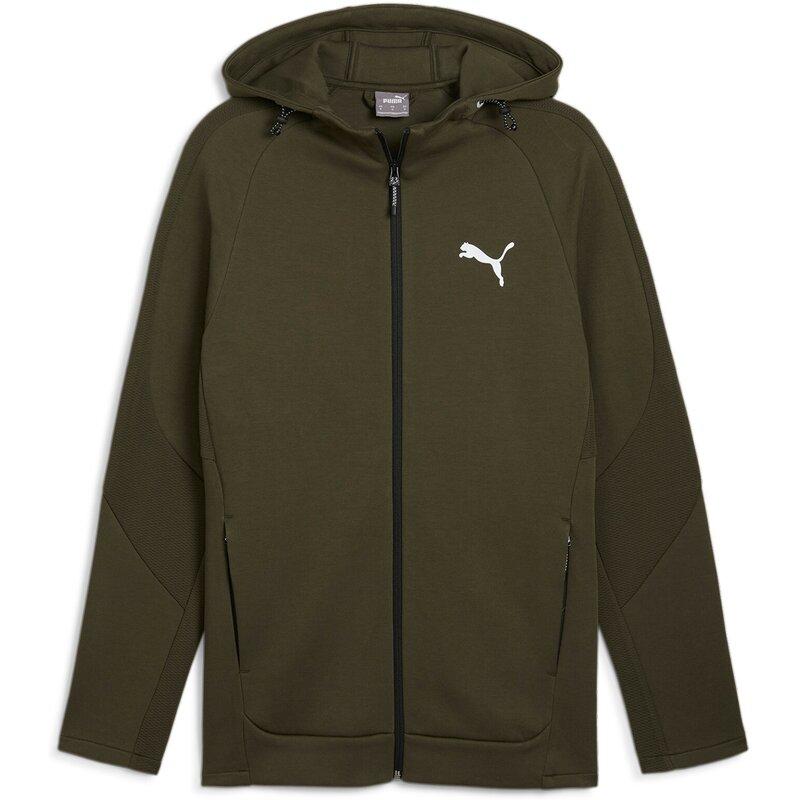 

Толстовка Kapuzensweat evostripe full-zip hoodie dk Puma, зеленый