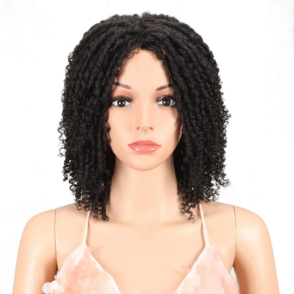 Женский парик «Afro Wig Braids» от Style Icon, 17 см, черный Style Icon, 1B