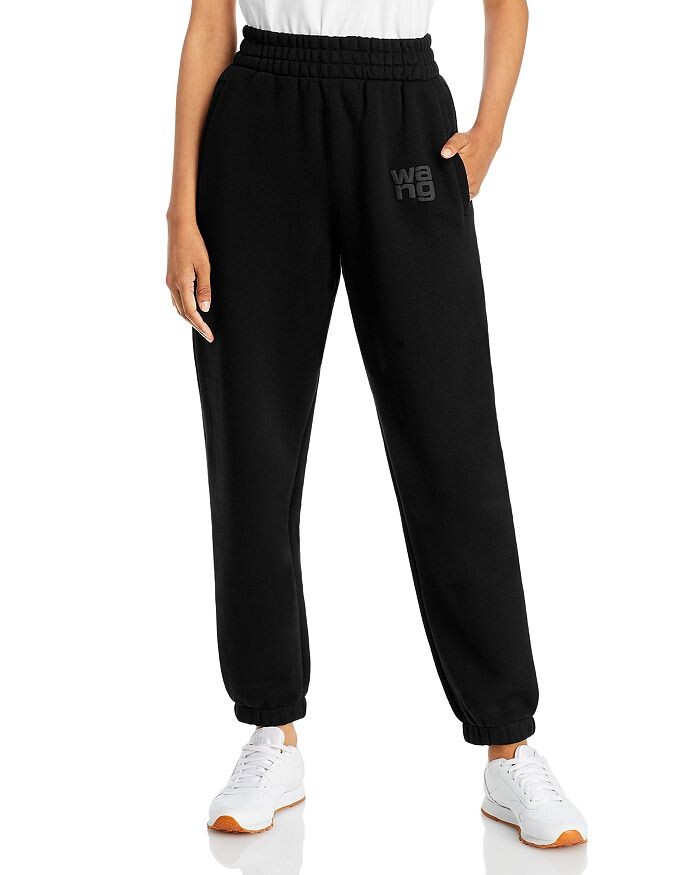 

Незаменимые махровые брюки-джоггеры alexanderwang.t, черный
