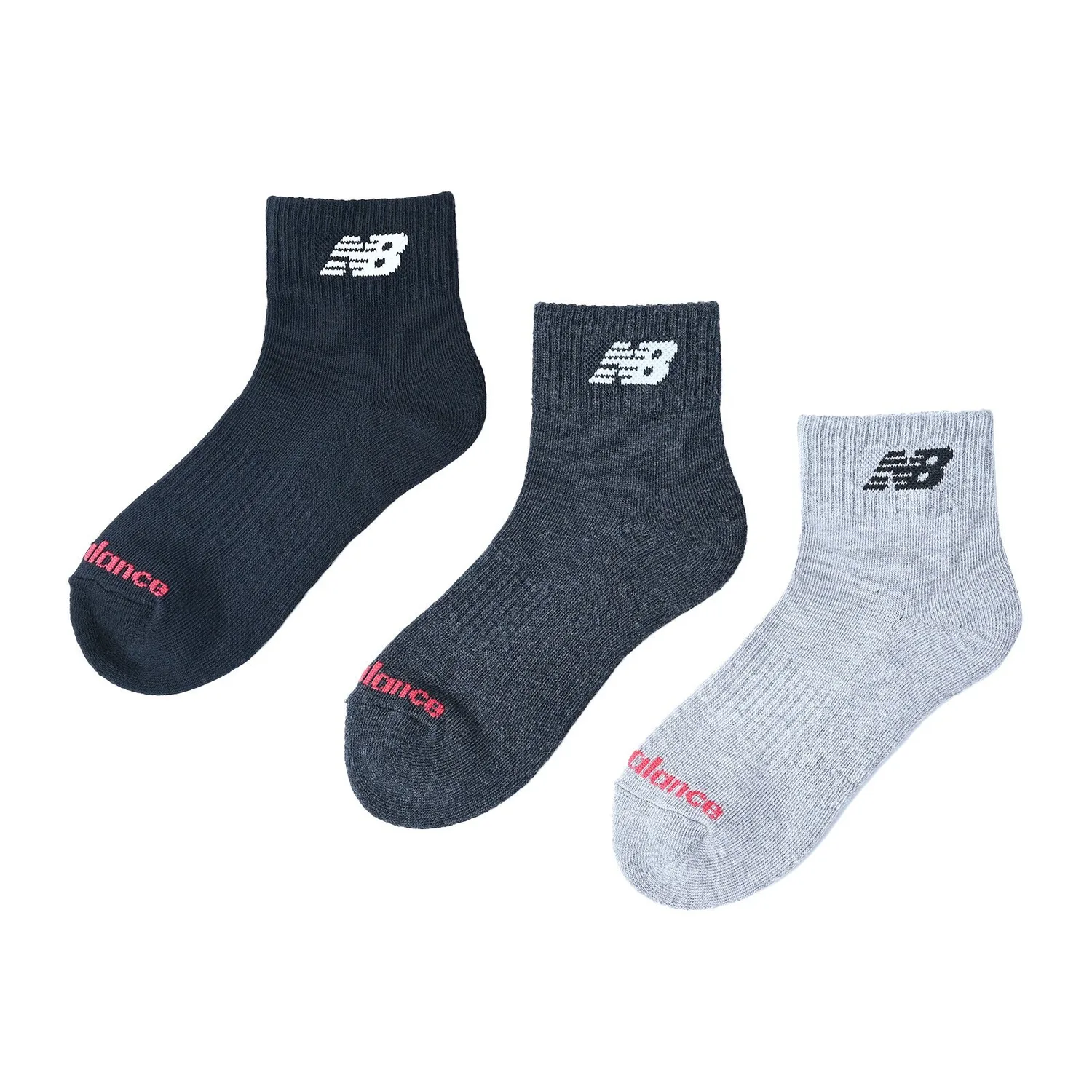 Детские носки 3P короткой длины New Balance, AS1 Assorted Colors 1