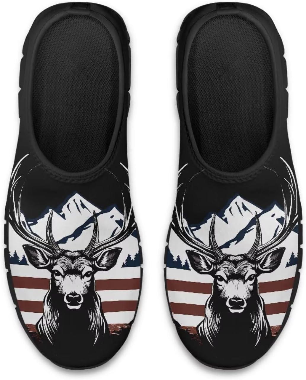 

Мужские повседневные слипоны Дышащие сетчатые кроссовки для ходьбы Легкая спортивная обувь для улицы Беговые теннисные кроссовки Размер США 5-14 Qoiuvncy, Usa Flag Elk